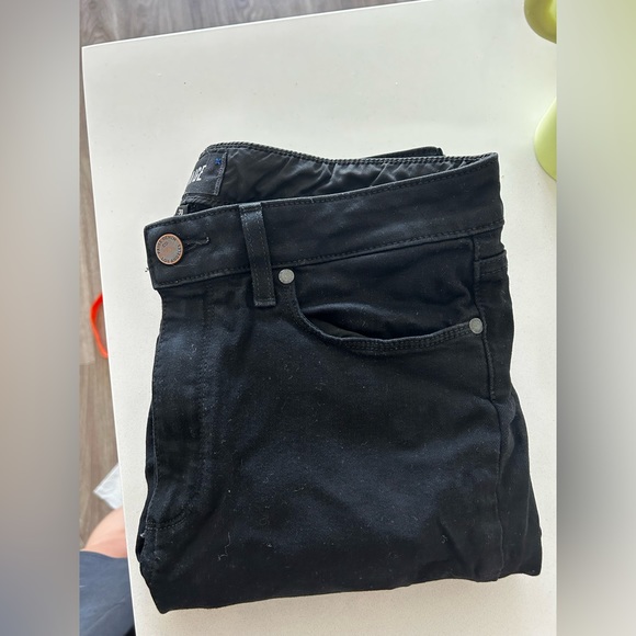 Paige jeans size 12/13 (30) black - Picture 1 of 3